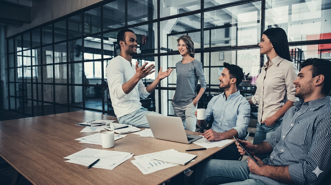 Equipo Nibble analizando datos y estrategia